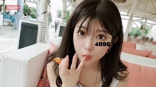 A Pretty Beauty In A White One-piece Swimsuit