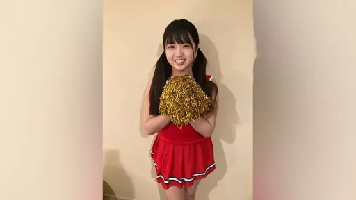 A smile that pops out, a spirit that jumps out*! Cheerleader Natsuki-chan