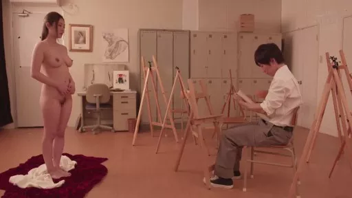 An Advisory Teacher Of The Art Club Who Was Made To Be A Drawing Model