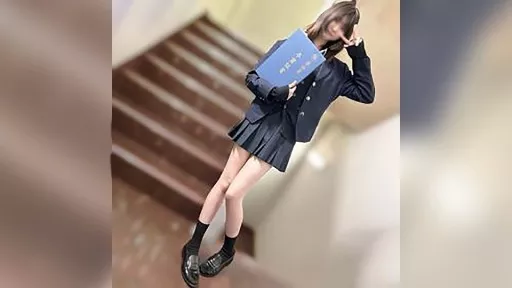 Actress' egg. Graduation commemoration 3P continuous creampie