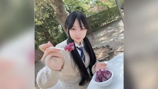 An innocent high school girl with a baby face and untrimmed hairy mouth is completely awakened to